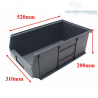 Grey Plastic Parts Bins / Boxes - size 7.