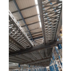 Mezzanine Floor Walkway Open Steel Flooring Planks 3000x200mm