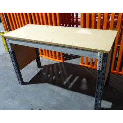 Heavy Duty Racking Workbench 930mm H with chipboard top.