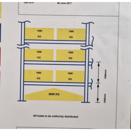 Hilo Racking Ireland Used Hilo Premierack Pallet Racking - 4 Bay Run - Frames 5000x900mm ...