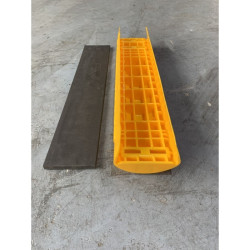 NEW Plastic Pallet Racking Column Guards 93-106mm with velcro straps