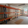 PSS Longspan Shelving 3 Bay Run 2250mm High with 3 levels.