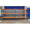 PSS Longspan Shelving 2 Bay Run 2250mm High with 3 levels.