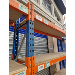 PSS Longspan Shelving 2 Bay Run 2250mm High with 3 levels.