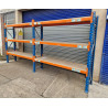 PSS Longspan Shelving 2 Bay Run 2250mm High with 3 levels.