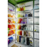 Galvanised Shelving 2 bay run 2000mm (H) x 1200mm (W) x 400mm (D) c/w 4 levels.