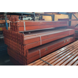 Redirack Pallet Racking 2400x100x50mm beams.
