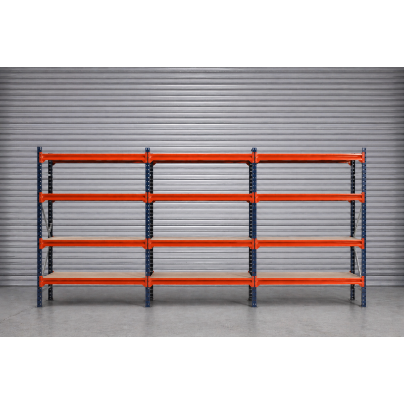 Kimer Longspan 3 bay run 2000mm High with 4 levels.