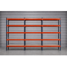 Kimer Longspan 3 bay run 2500mm High with 5 levels.