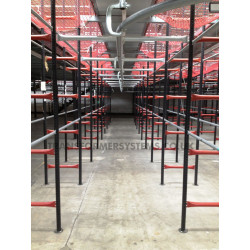 Used QD Hanging Garment System 4000mm High in Bulk